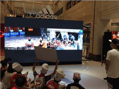 NBA巨星詹姆斯.哈登中國行